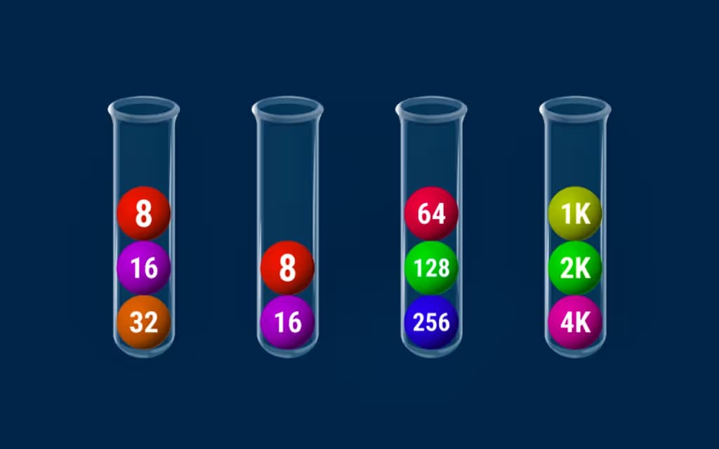 2048 in Flasks logo