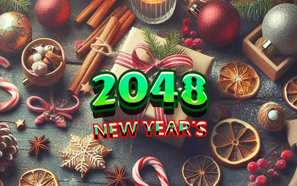 2048 New Year's logo