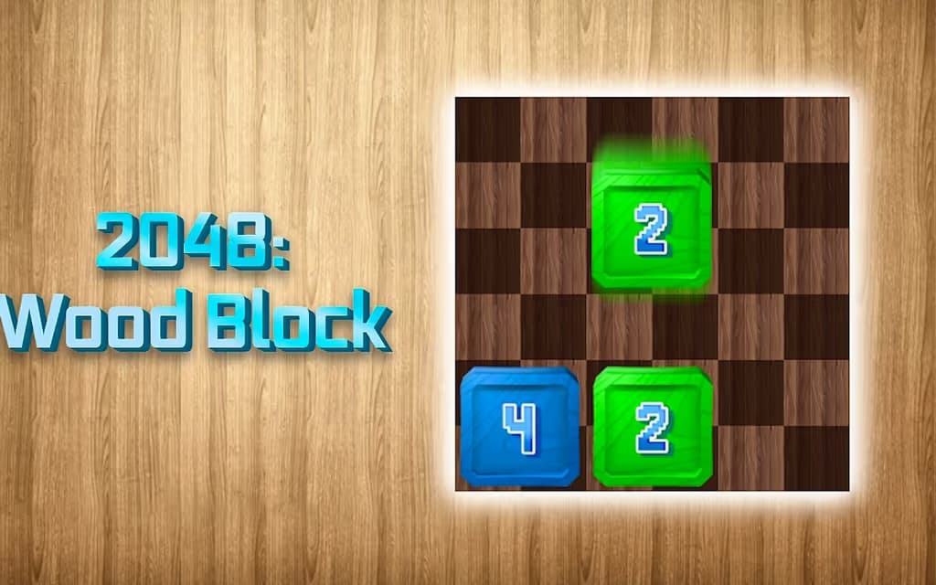 2048 Wood Block logo