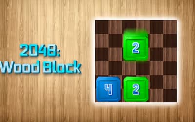 2048 Wood Block logo