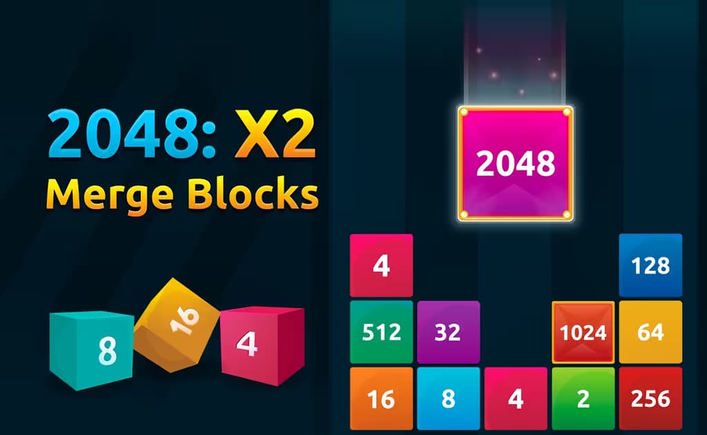 2048 X2 Merge Blocks logo