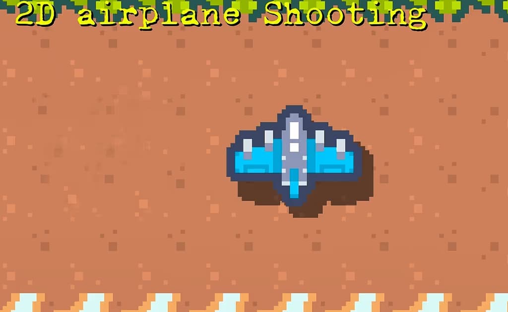 2D Airplane Shooting logo