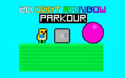2D Obby Rainbow Parkour logo