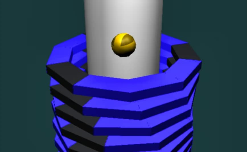 3D Ball Fall logo