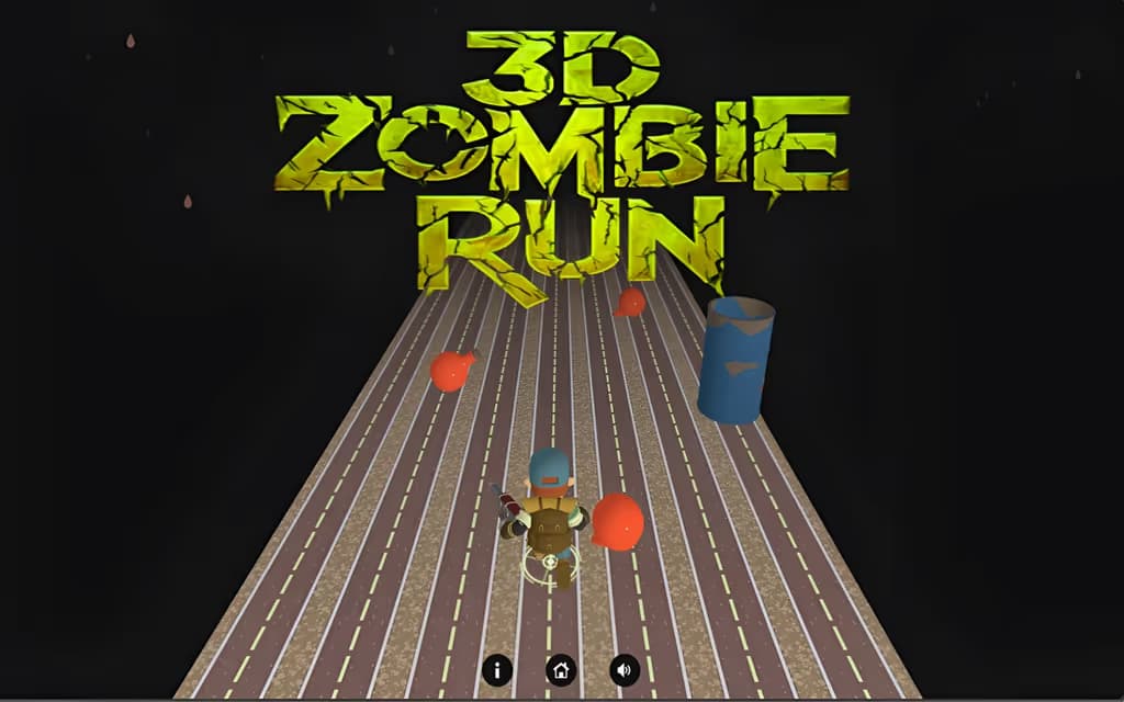 3D Zombie Run logo