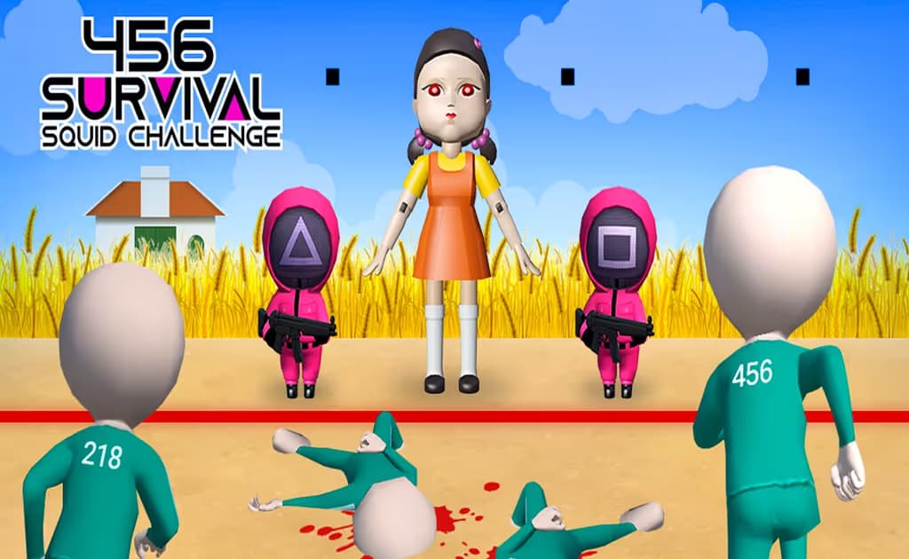 456 Survival Squid Challenge logo