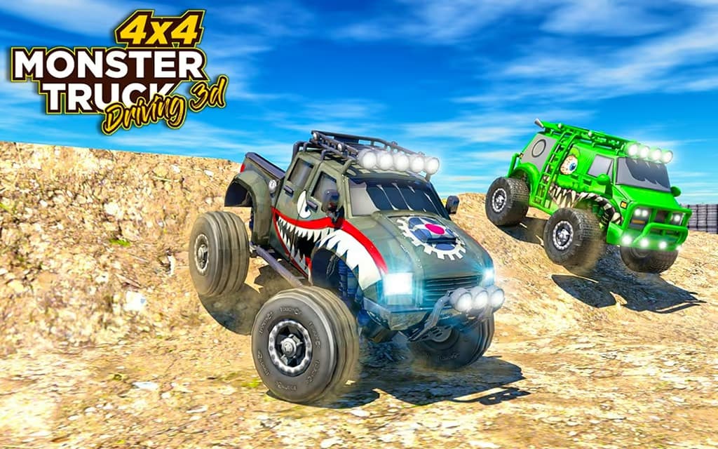4x4 Monster Truck Driving 3D logo