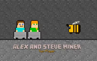 Alex and Steve Miner Two-Player logo