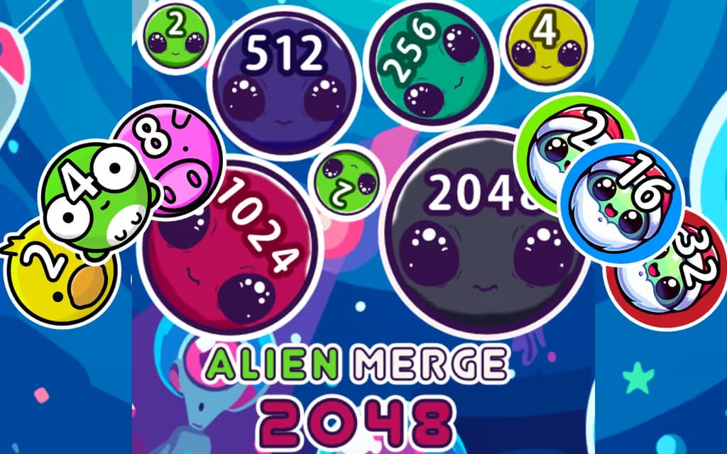 Alien Merge 2048 logo