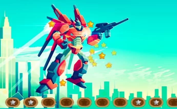 Alien Robot Warrior Hidden logo