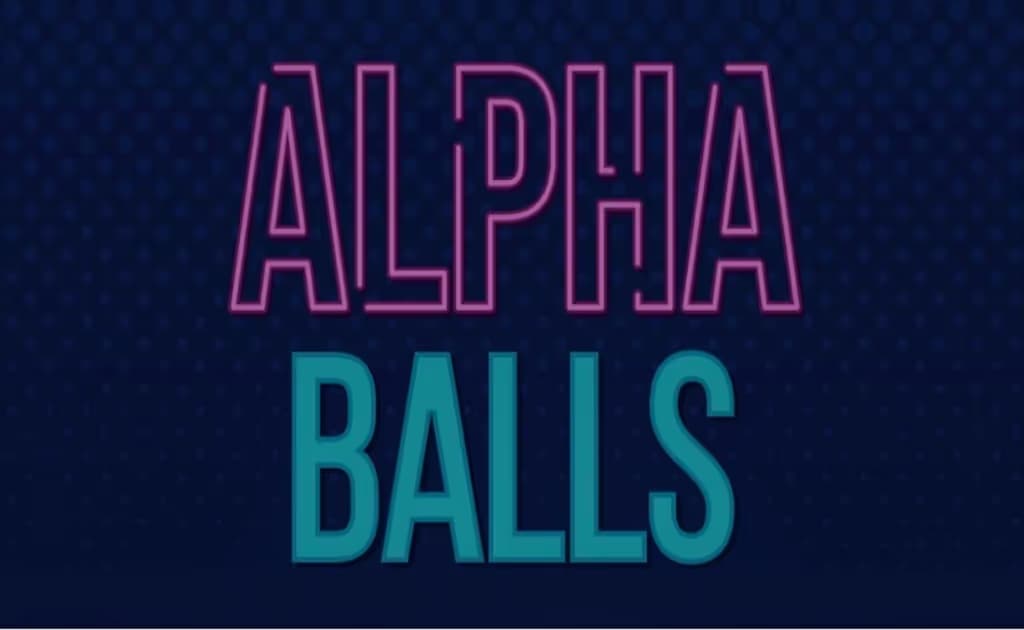 Alpha Balls logo