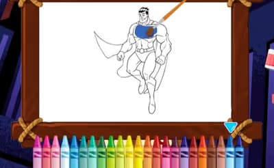 Amazing Superheroes Coloring logo