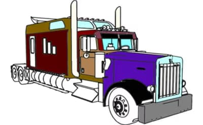 American Trucks Coloring logo