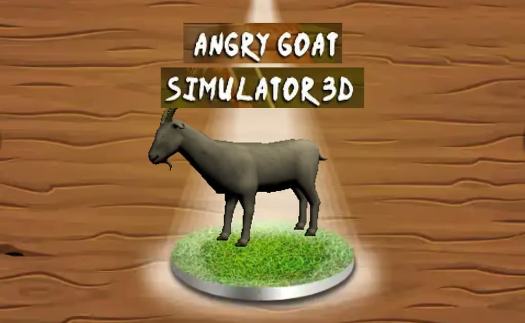 Angry Goat Simulator 3D logo