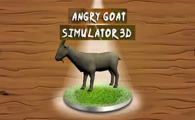 Angry Goat Simulator 3D logo