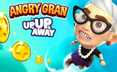 Angry Gran Up Up and Away logo