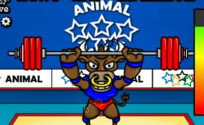 Animal Olympics - Weight Lifting logo