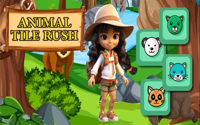 Animal Tile Rush logo