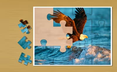 Animals Jigsaw Puzzle Eagle logo