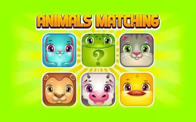 Animals Memory Matching logo