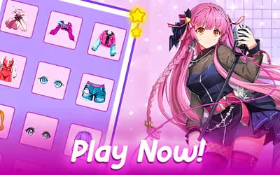 Anime Dress Up Moe Girl Games logo