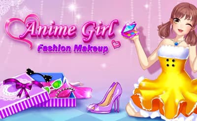 Anime Girl Fashion Make Up logo