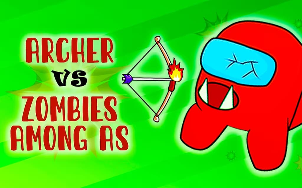 Archer vs Zombies Among As logo