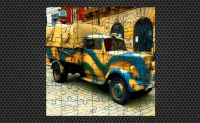 Army Truck Jigsaw logo