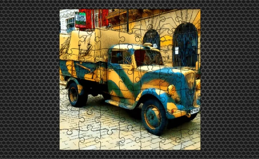Army Truck Jigsaw logo