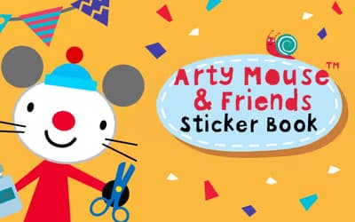 Arty Mouse Sticker Book logo