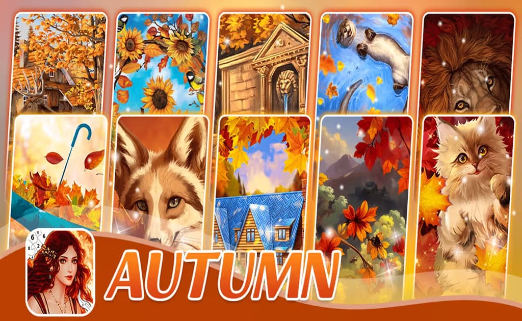 Autumn Coloring Seasons Pages logo