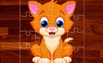 Baby Cat Puzzle Time logo