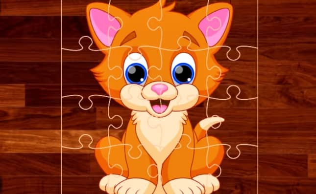 Baby Cat Puzzle Time logo