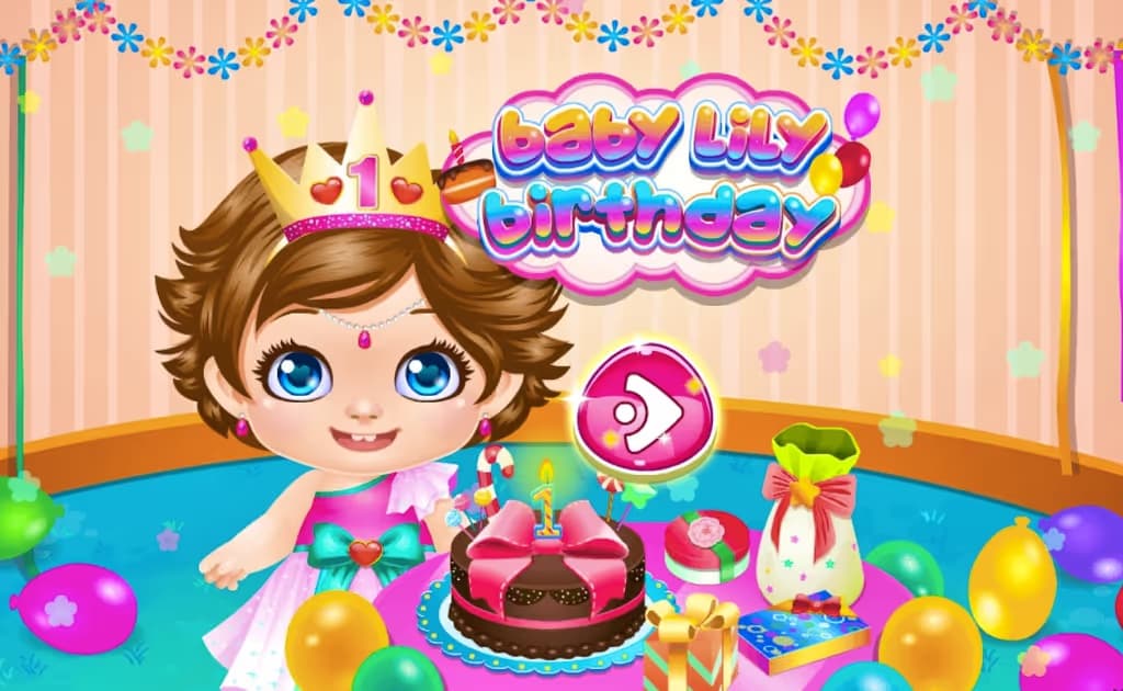 Baby Lily Birthday logo