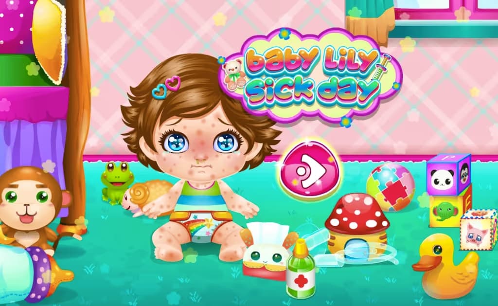 Baby Lily Sick Day logo