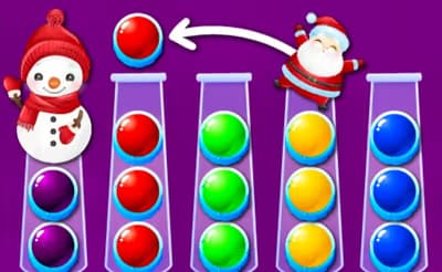 Ball Sort Xmas logo