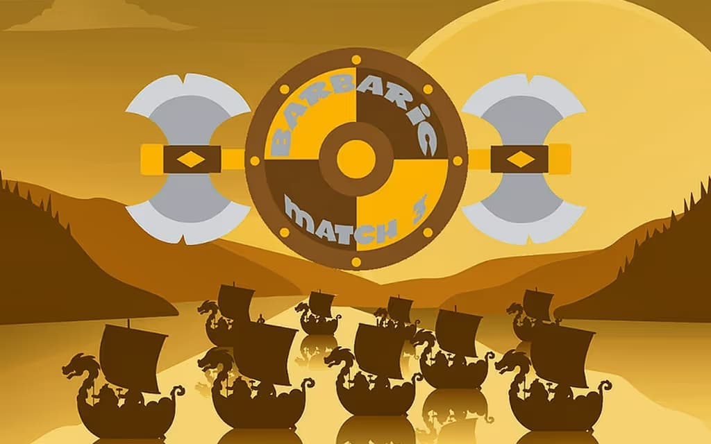 Barbaric Match 3 logo