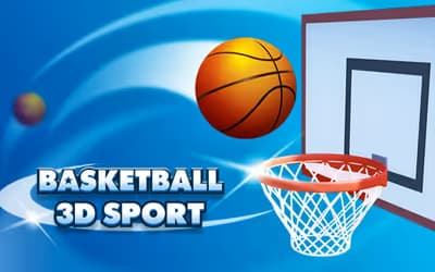 Basketball 3D Sport logo