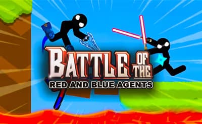 Battle of the Red and Blue Agents logo