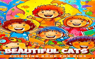 Beautiful Cats Coloring Book logo