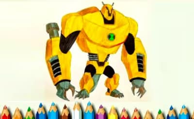Ben 10 Monsters Coloring Book logo