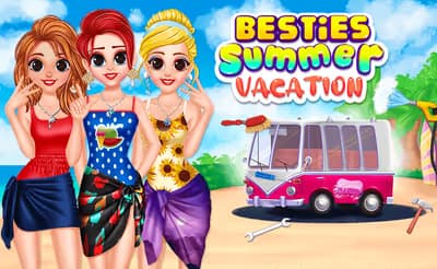 Besties Summer Vacation logo