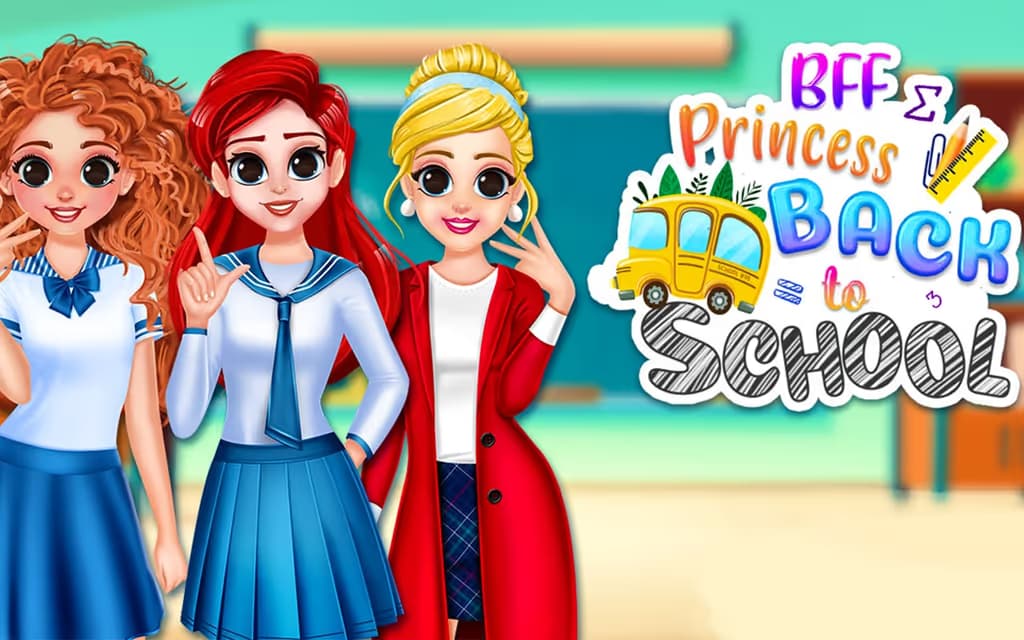 BFF Princess Back to School logo