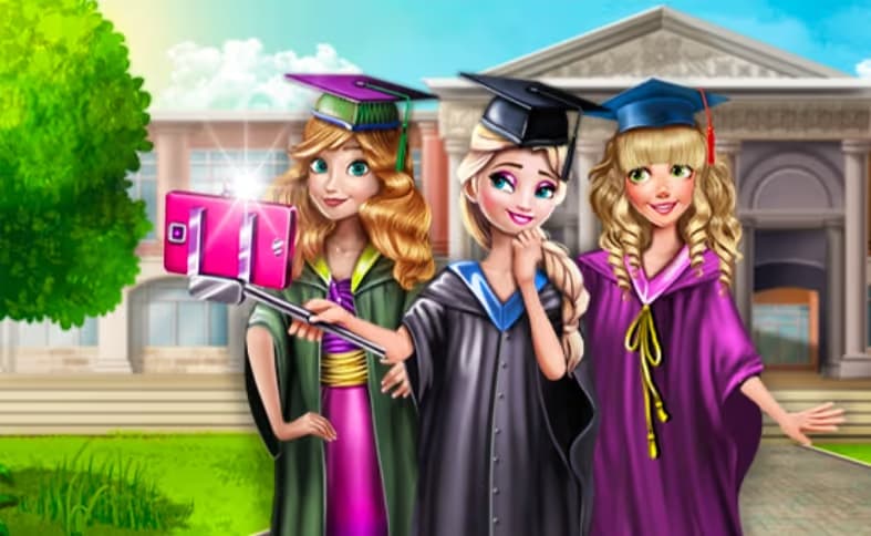 BFFs Graduation Selfie logo