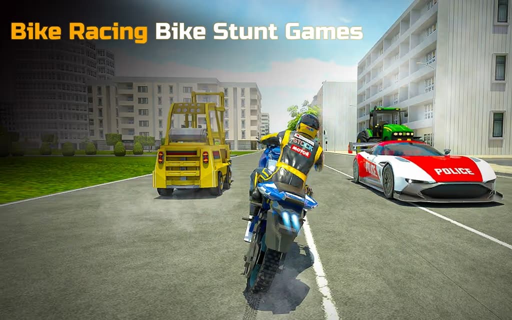 Bike Racing Bike Stunt Games logo