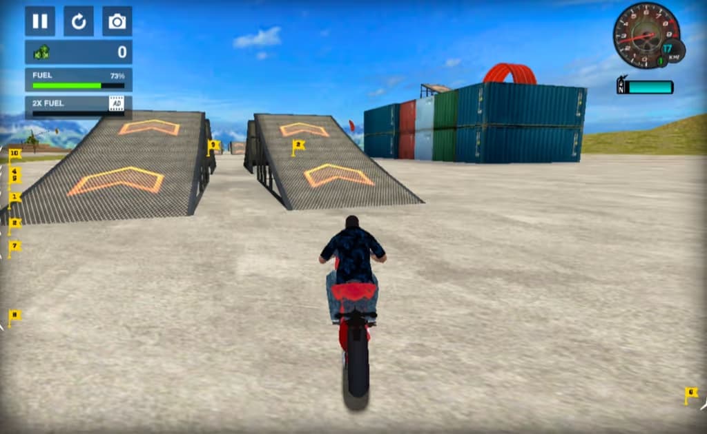 Bike Stunt Driving Simulator 3D logo