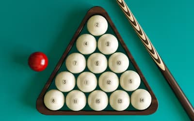 Billiards 3D Russian Pyramid logo