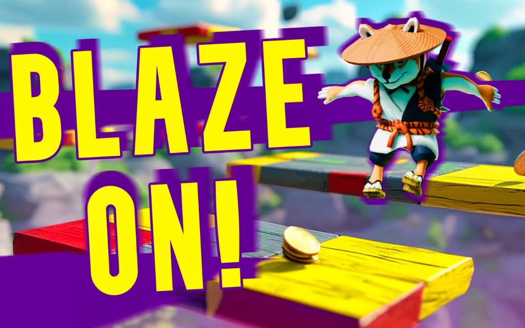Blaze on! logo