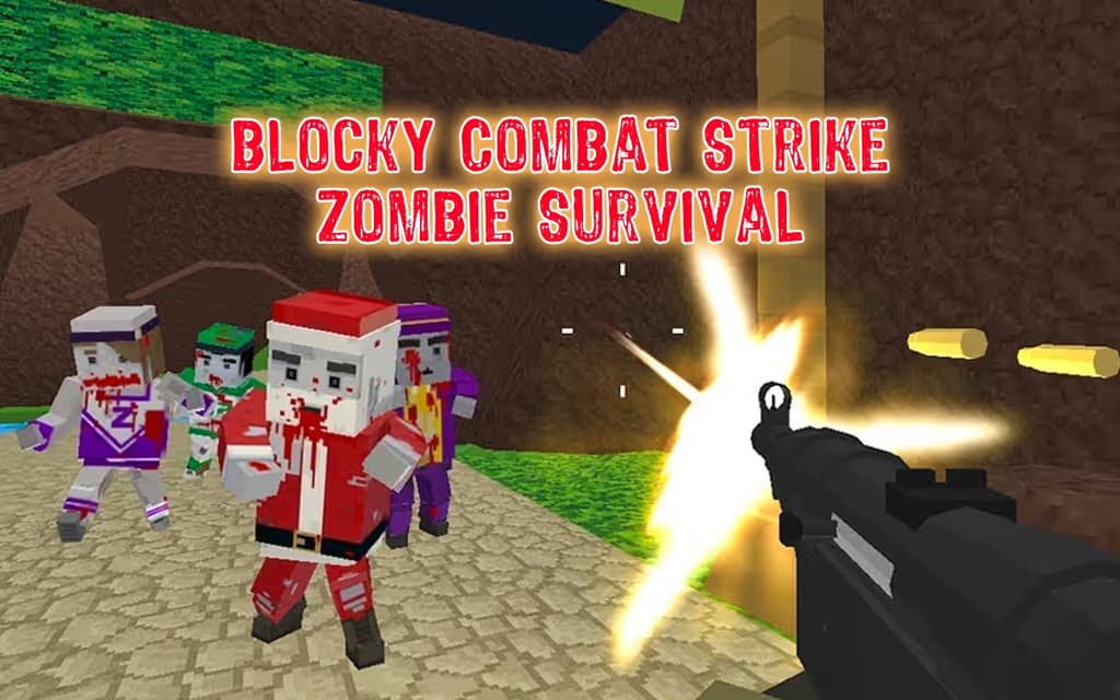 Blocky Combat Strike Zombie Survival logo