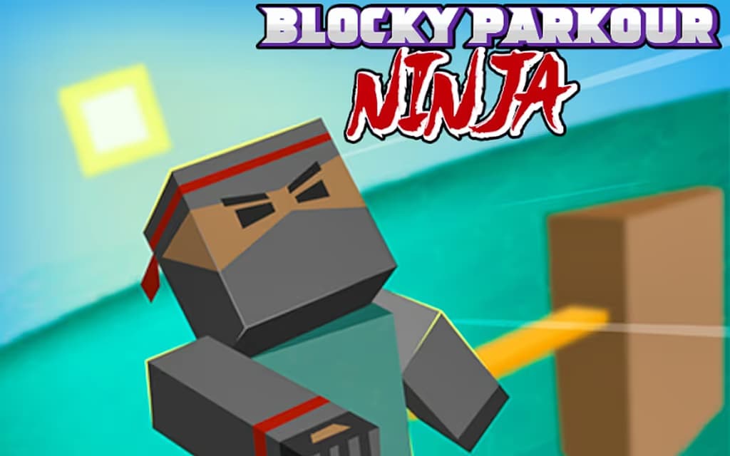 Blocky Parkour Ninja logo
